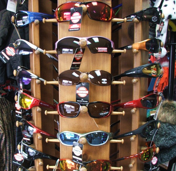 Sunglasses on Display